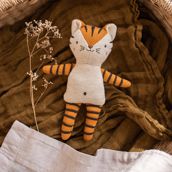 Ava &amp; Yves - Babyrassel Tiger, natur