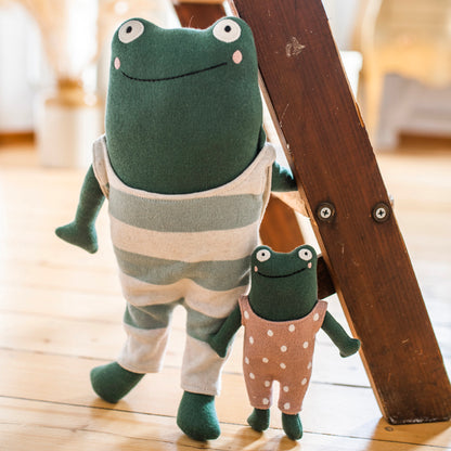 Ava &amp; Yves - Kuscheltier Frosch „Janne“ mit Baby