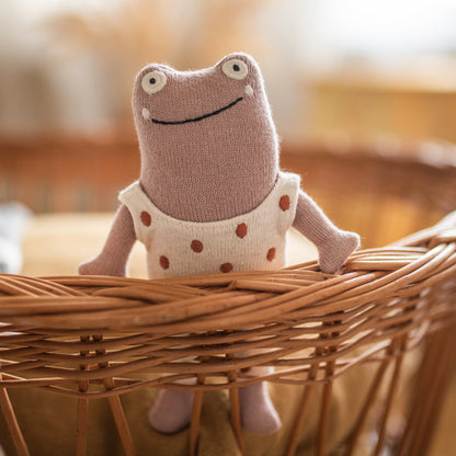 Ava &amp; Yves - Babyrassel Baumwolle (bio) Frosch