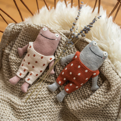 Ava &amp; Yves - Babyrassel Baumwolle (bio) Frosch