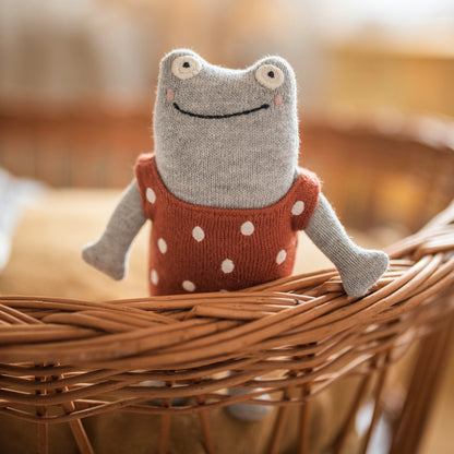 Ava &amp; Yves - Babyrassel Baumwolle (bio) Frosch