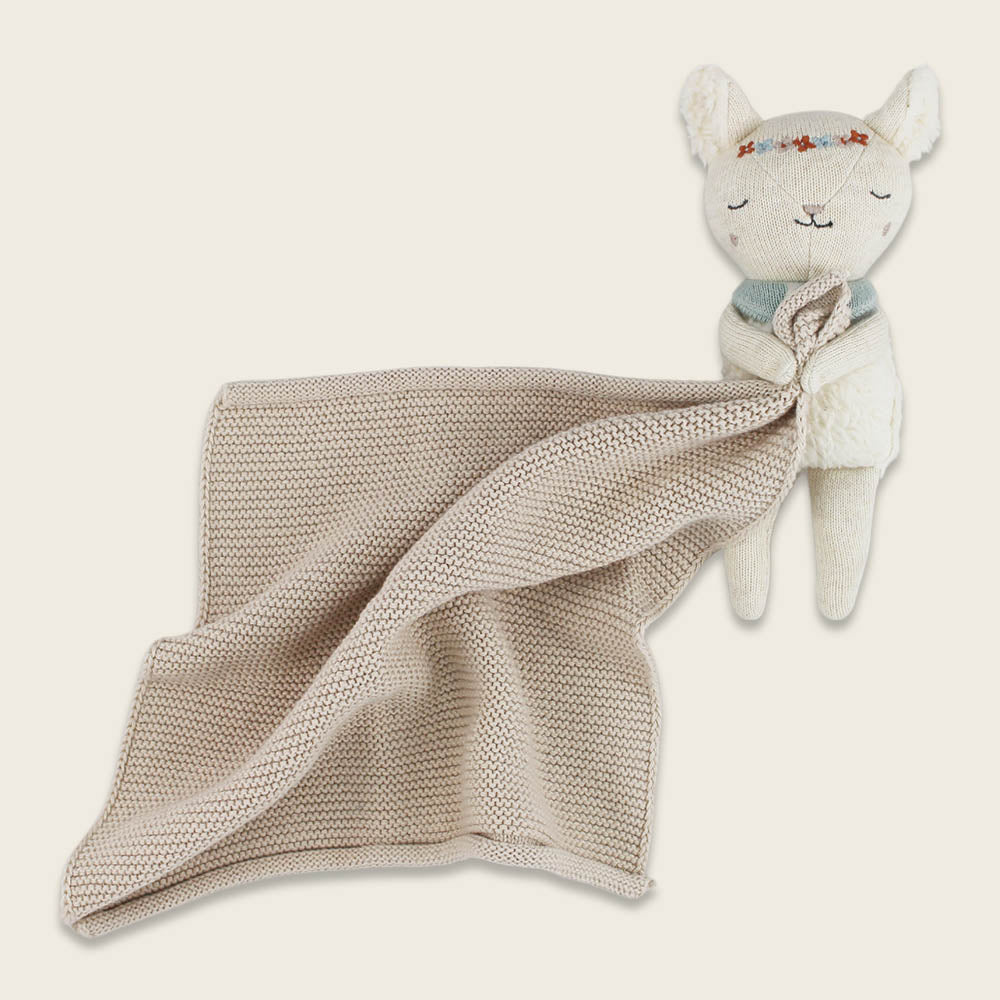 Ava &amp; Yves - Kuscheltuch mit Lamm Bio-Baumwolle