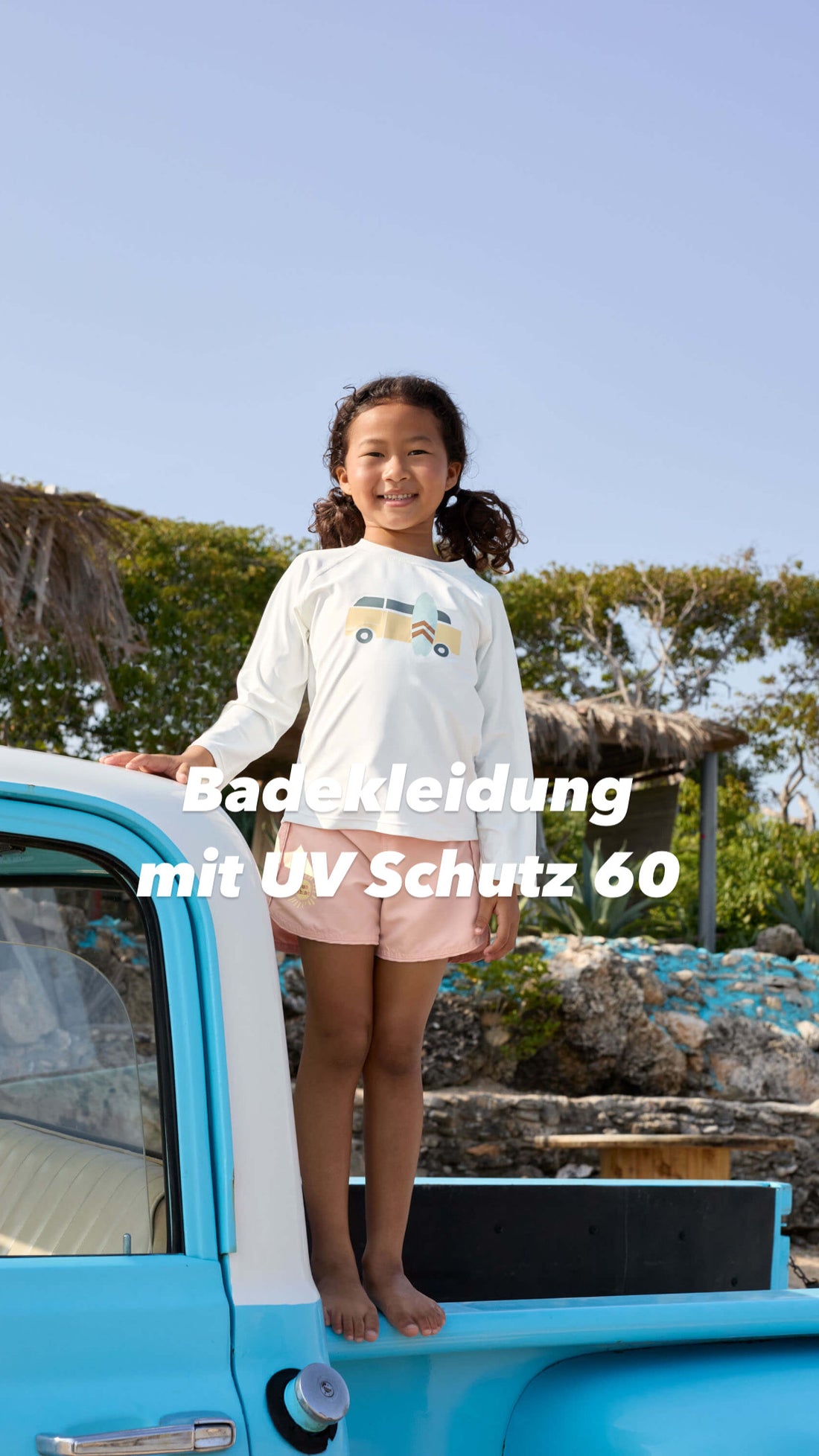 Lässig - Kinder Badehose Sun Shine Rosa