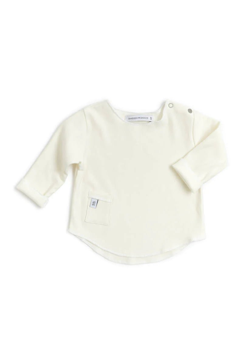 Bamboom - Babyshirt aus Biobambus natur, mit natürlichem UV_Schutz in Italien produziert