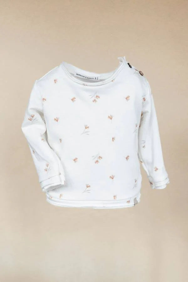 Bamboom - Baby langarm Shirt mit Blumenprint