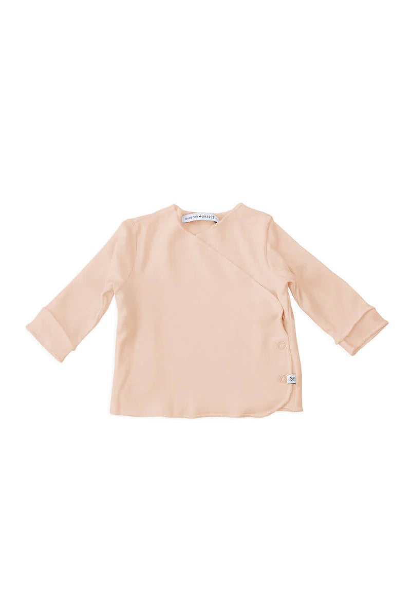 Bamboom -  Baby Wickelshirt Bambus rosa