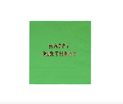 Meri Meri - Alles Gute zum Geburtstag Kleine Servietten (x 16) - AURYN Shop
