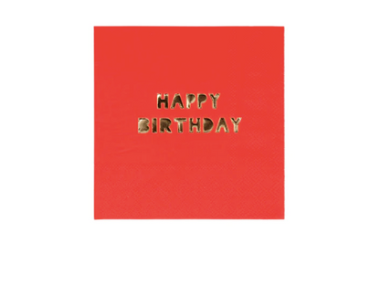 Meri Meri - Alles Gute zum Geburtstag Kleine Servietten (x 16) - AURYN Shop