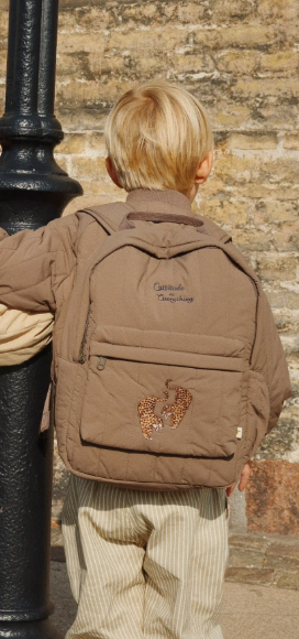 Konges Slojd - Juno Kinder Rucksack Tiger braun