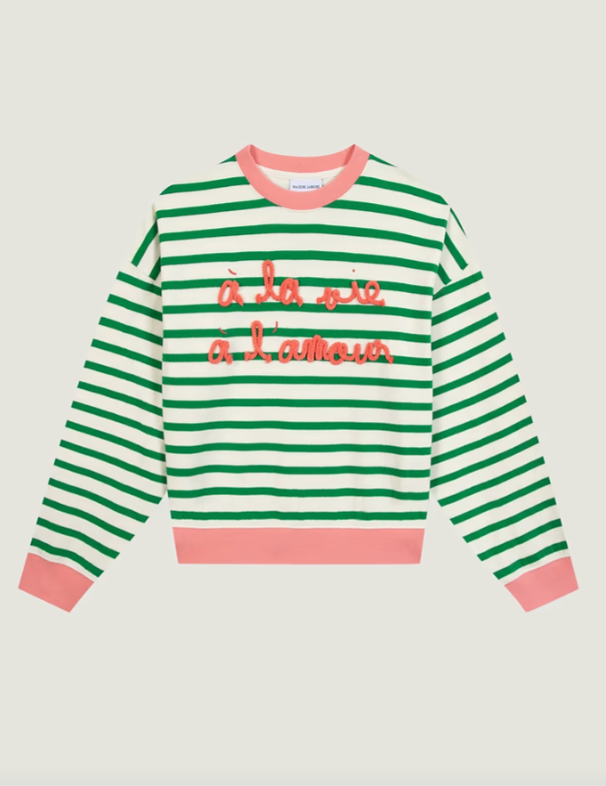 Maison Labiche Paris - Sweater Streifen PETIET A LA VIE A L&