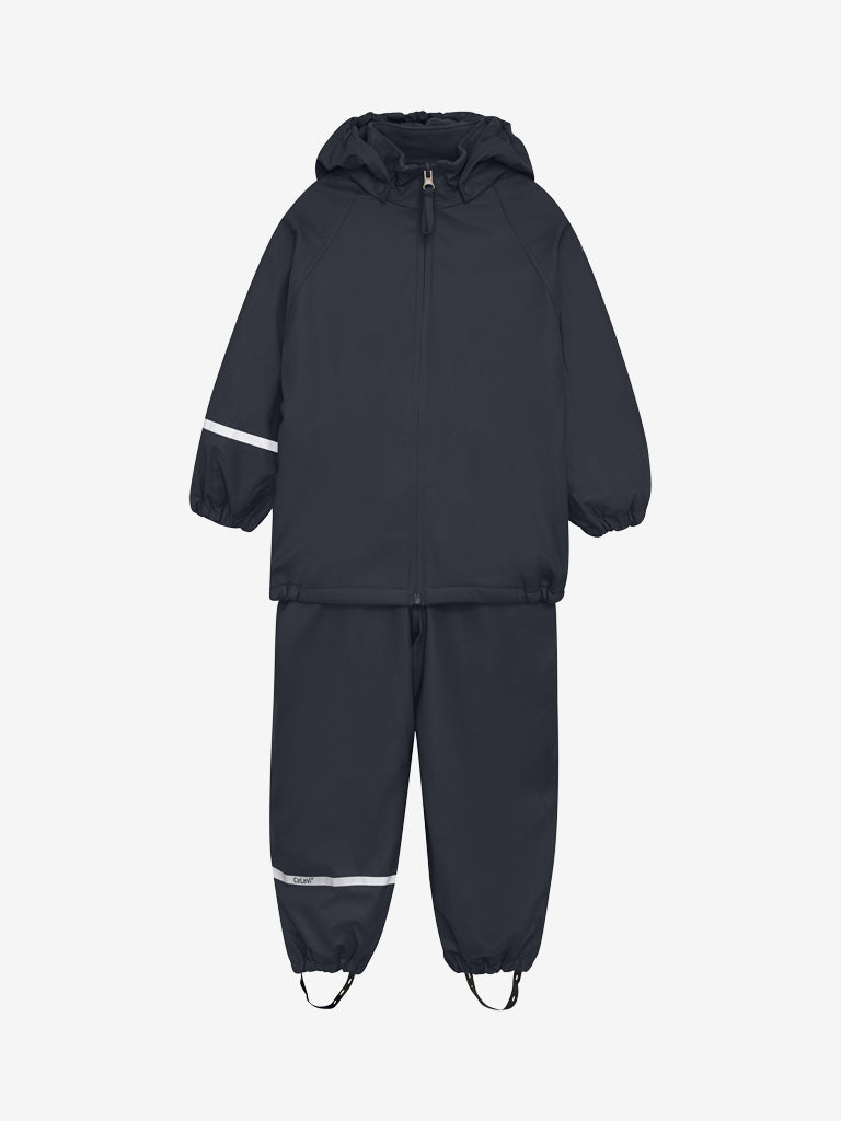 Celavi - Regenkombi 2- teilig gefüttert dunkelblau