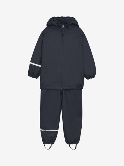Celavi - Regenkombi 2- teilig gefüttert dunkelblau
