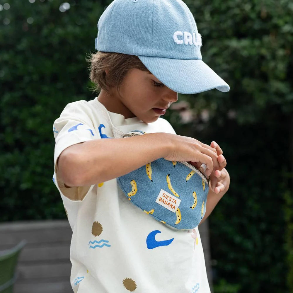Lässig - Kinderbauchtasche aus Baumwolle, Bananenprint