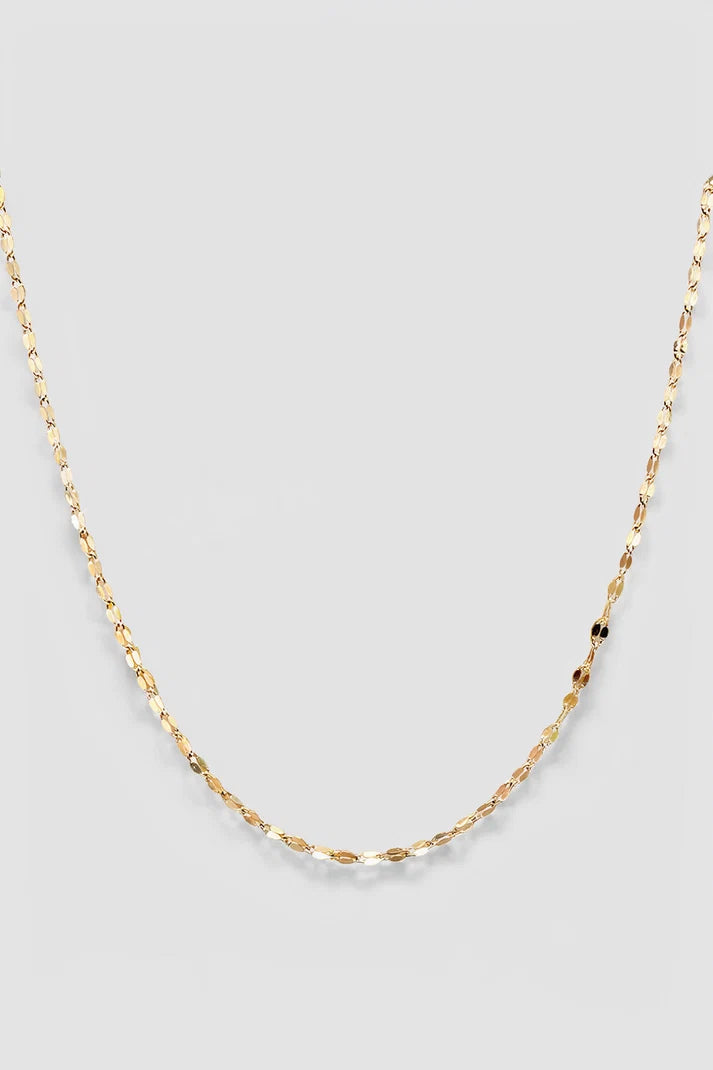 Little Jewellery Story - Basic Halskette LEAF, gold