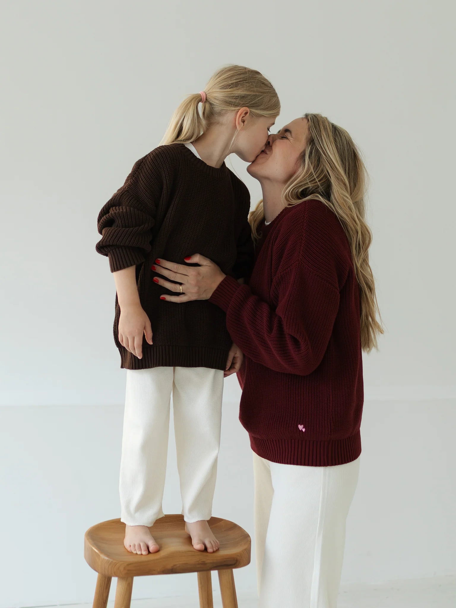 Atelier Rive - Baby Chunky Knit Pullover dunkelbraun