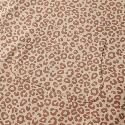 Cloby - Kinder Poncho mit UV-Schutz 50 Leo braun