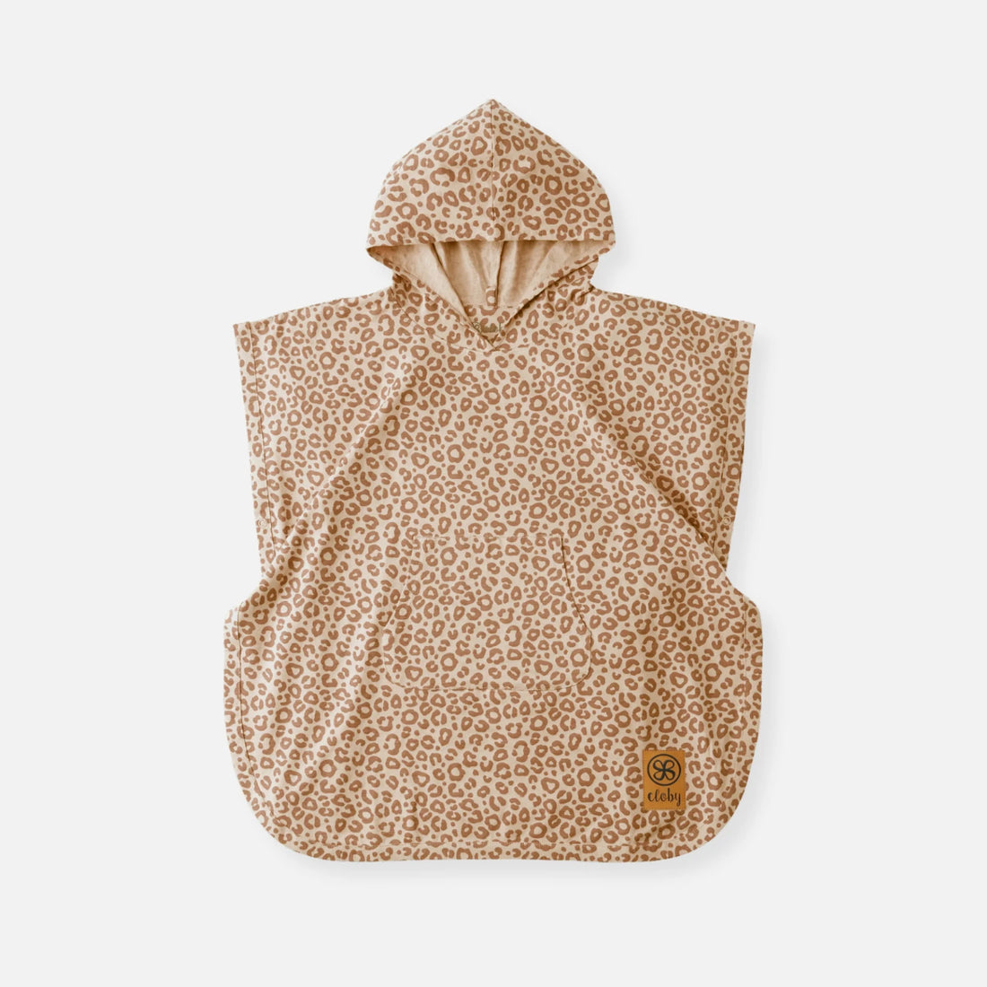 Cloby - Baby Poncho mit UV-Schutz 50 Leo braun