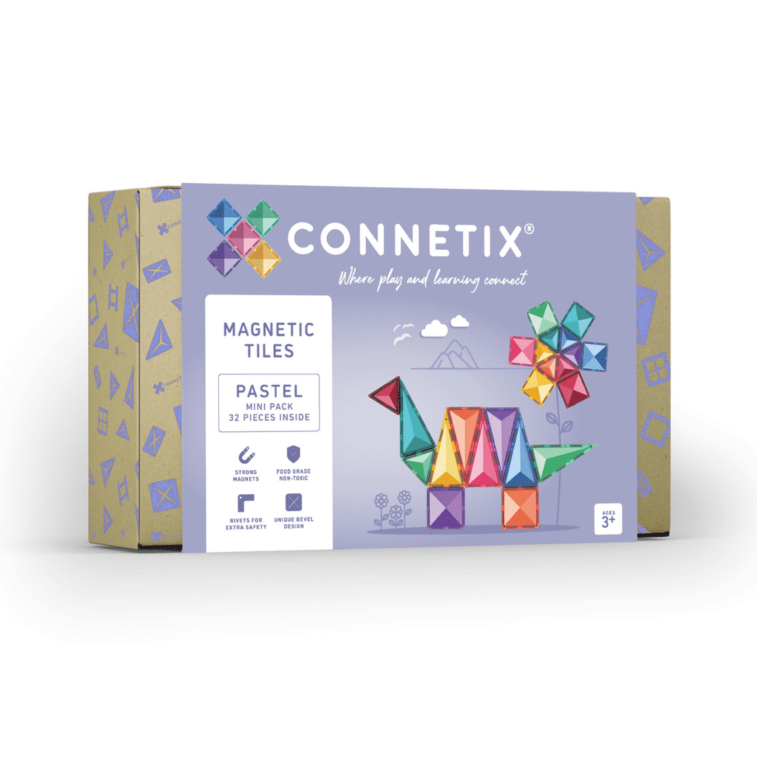 Connetix- Magnetbausteine Dino 32 Teile