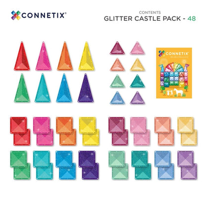 Connetix - Magnetbausteine Glitter Castle