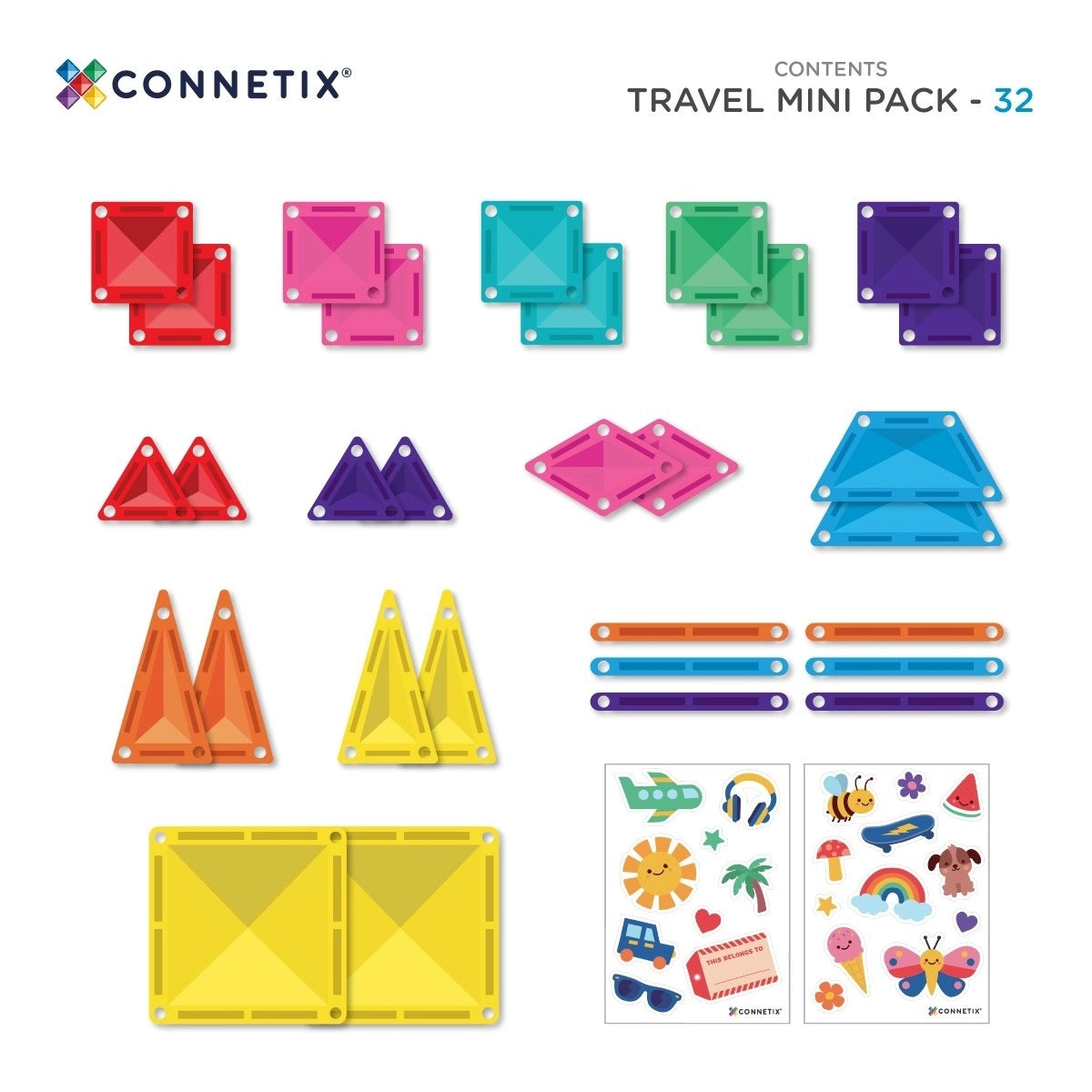 Connetix - Magnetbausteine Travel Mini