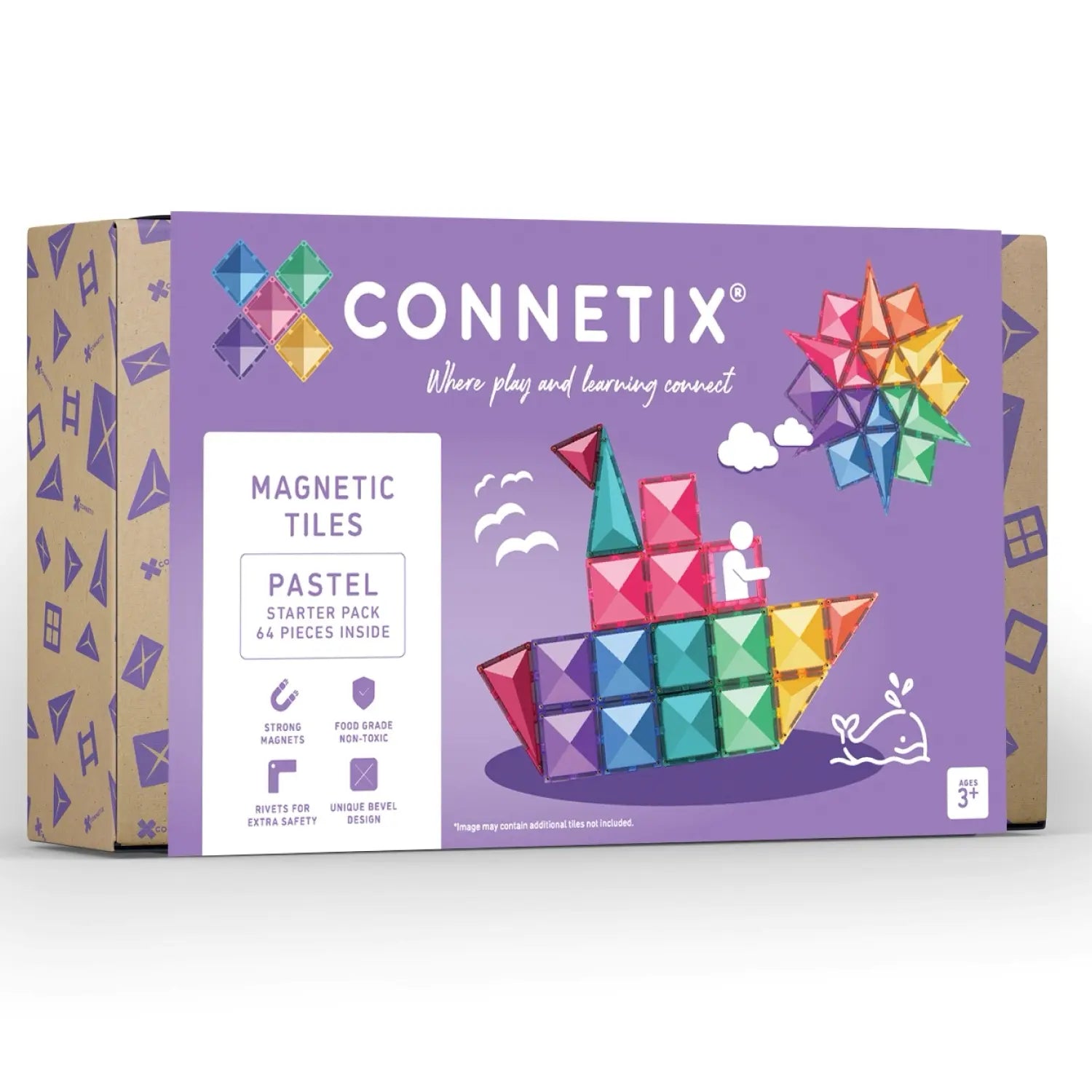 Connetix - Connetix Magnetbausteine Pastel Starter