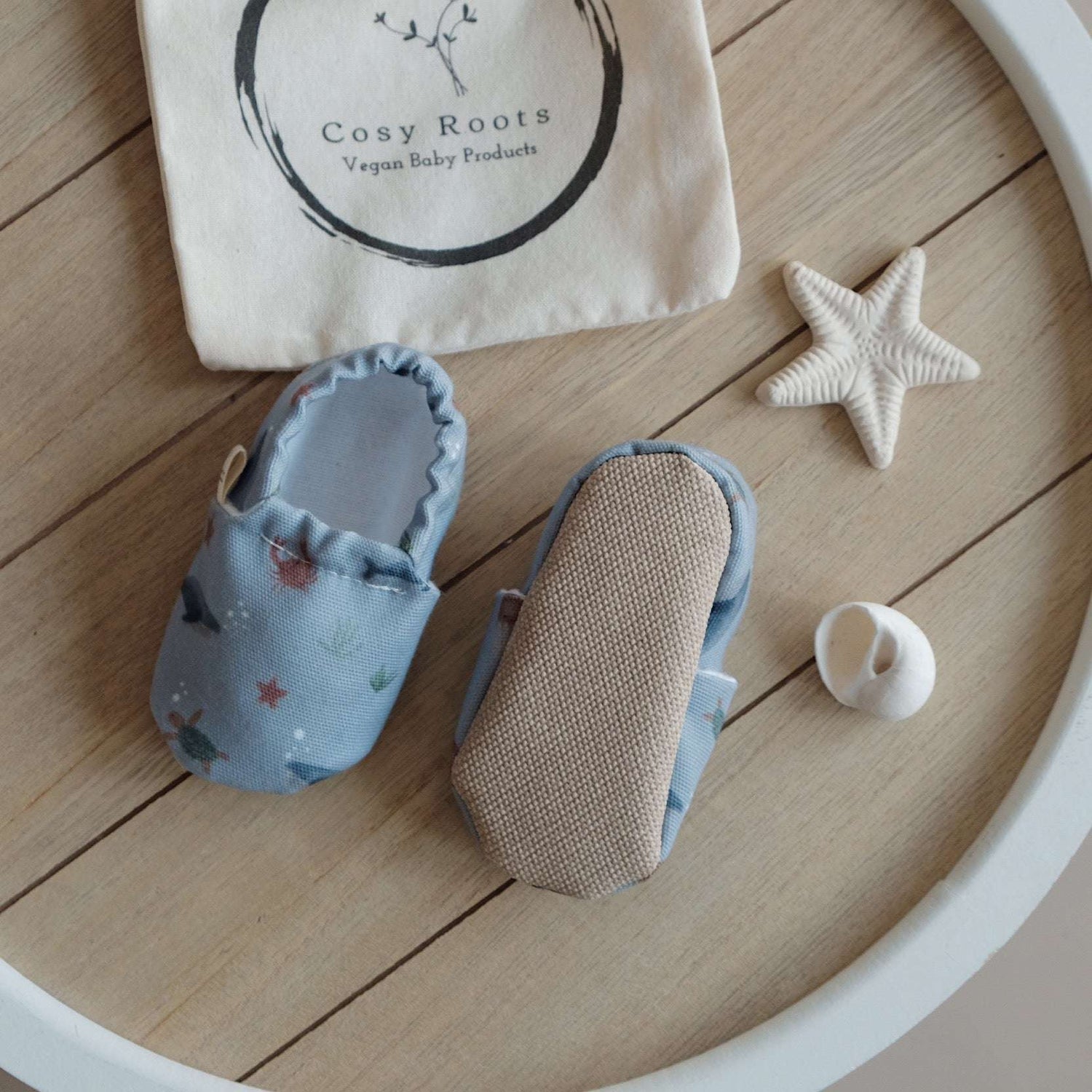 Cosy Roots - Baby Schuhe vegan Meerestiere