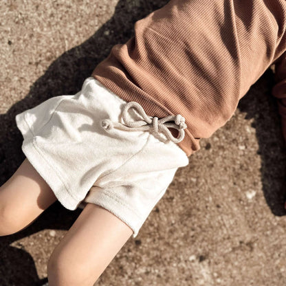 Cosy Roots - Baby Shorts „Terry“ sand