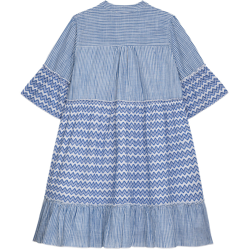 Danamade - Kinder Sommerkleid "Druna" Bohemian blau MINI &amp; ME