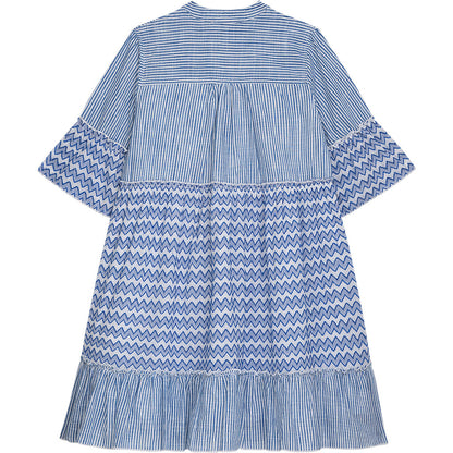 Danamade - Kinder Sommerkleid "Druna" Bohemian blau MINI &amp; ME