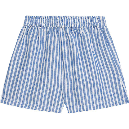 Danamade - Damen Leinenshorts "Dstella" Streifen blau weiß MINI &amp; ME