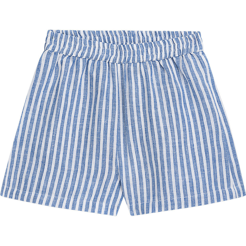 Danamade - Damen Leinenshorts "Dstella" Streifen blau weiß MINI &amp; ME