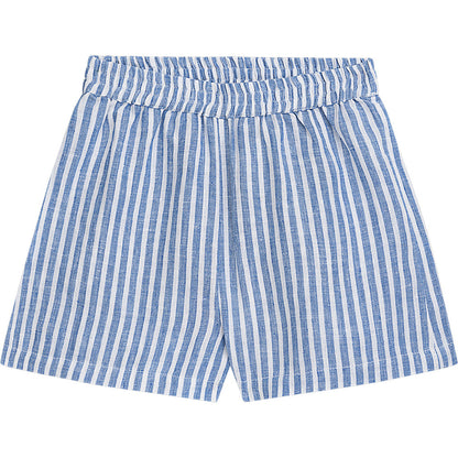 Danamade - Damen Leinenshorts "Dstella" Streifen blau weiß MINI &amp; ME
