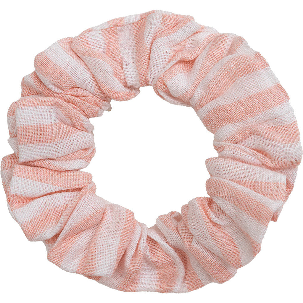 Danamade - Kinder Leinenshorts mit Scrunchie "Dstella" Streifen rosa weiß MINI &amp; ME (Kopie)