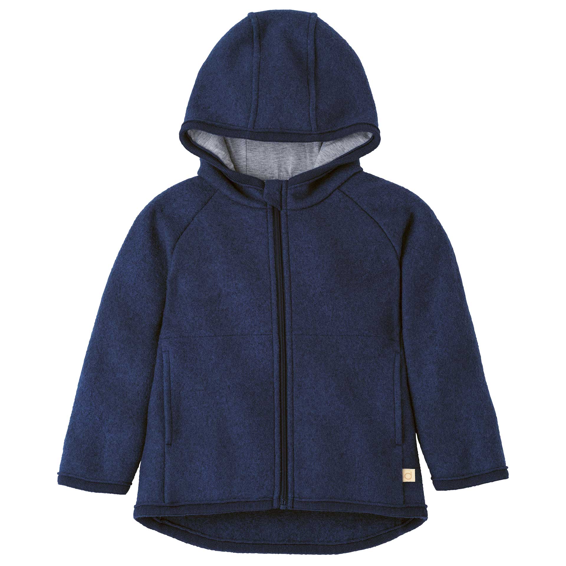 Disana - Kinder Walkjacke Wolle blau, fairfahion München