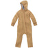 Disana - Baby Walkoverall mit Reisverschluss Wolle beige/ karamell