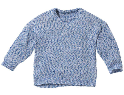 Disana - Pullover Spray Baumwolle blau