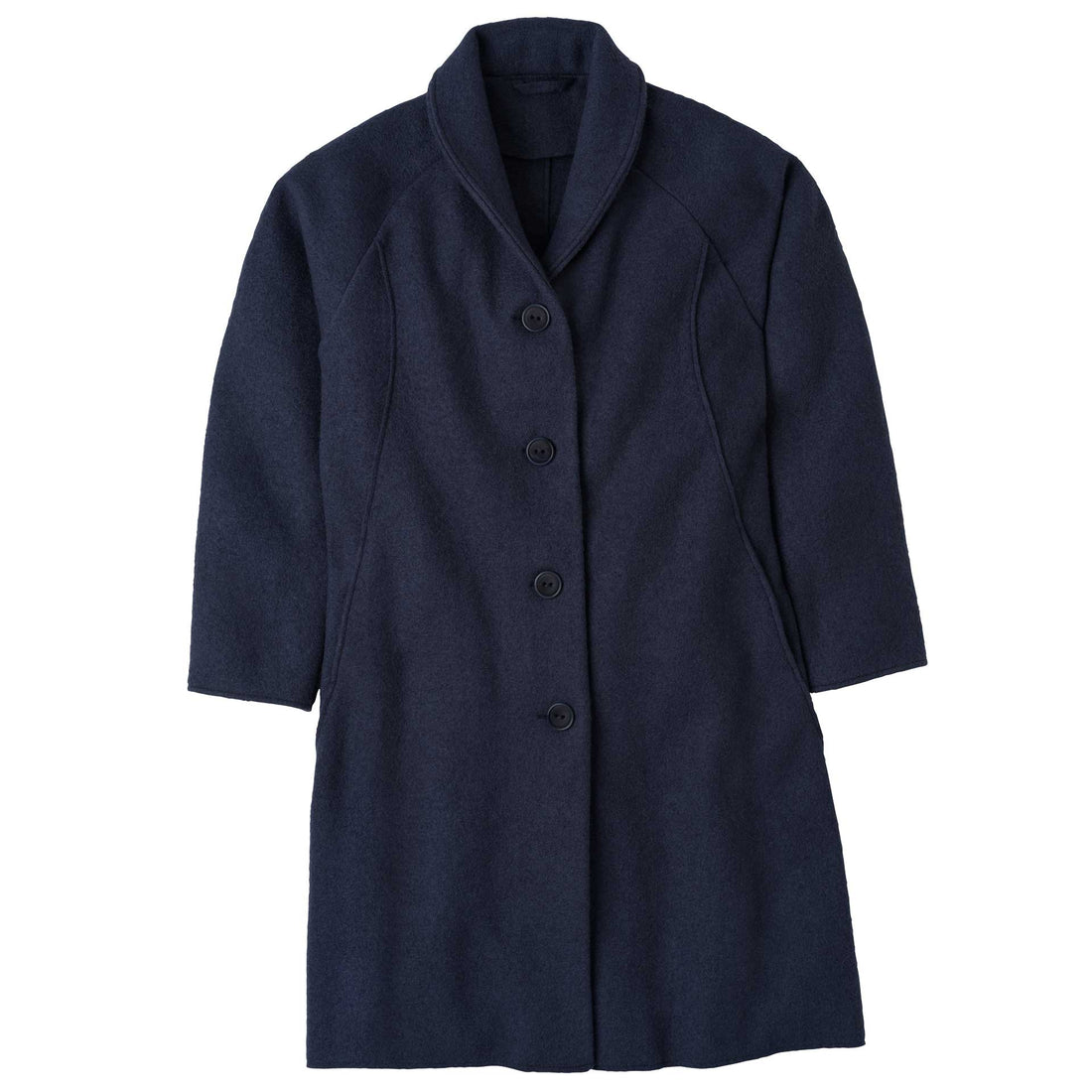 Disana - Damen Walkmantel blau