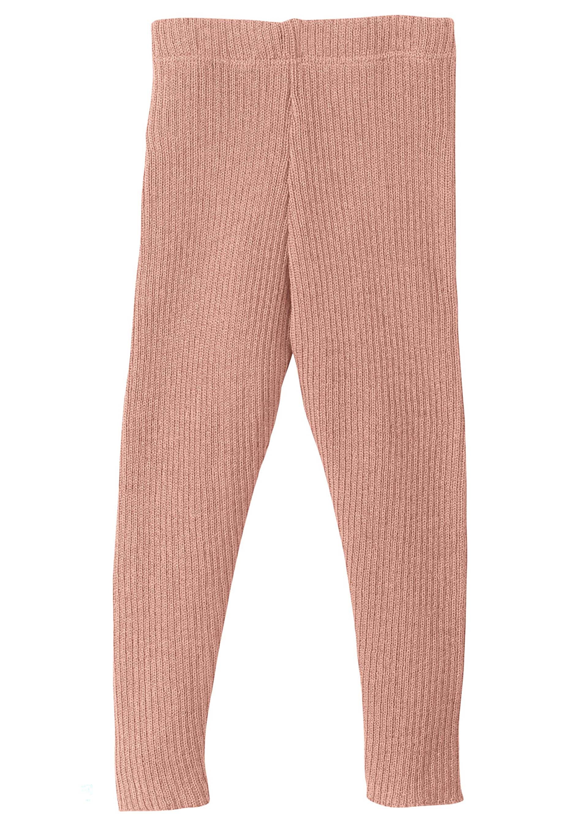 Disana - dünne Baby Strickleggings Wolle rosa