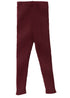 Disana - Kinder Strickleggings Wolle Weinrot