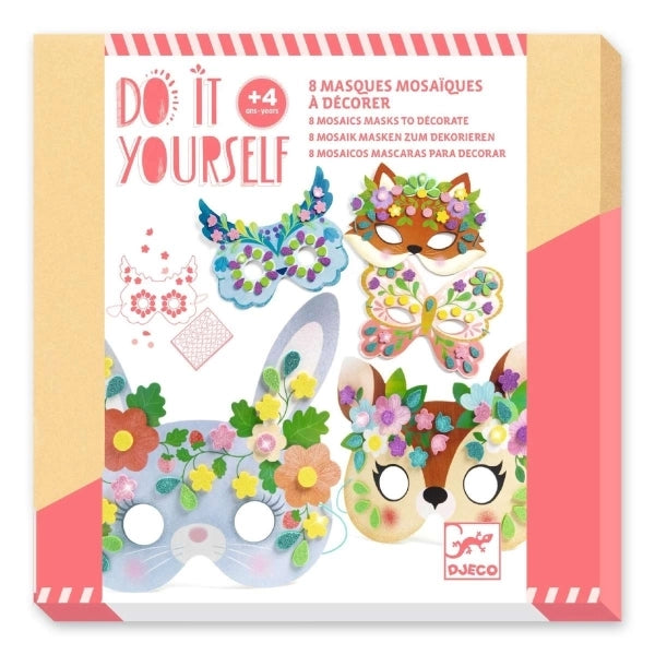 Djeco - DIY: 8 masken Tiere
