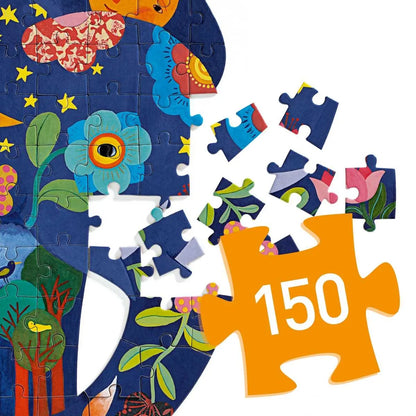 Djeco - Art Puzzle Elefant 150 Teile