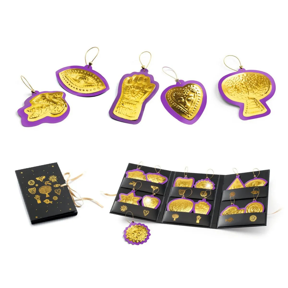 Djeco -  Kinder Bastelset Amulettes gold