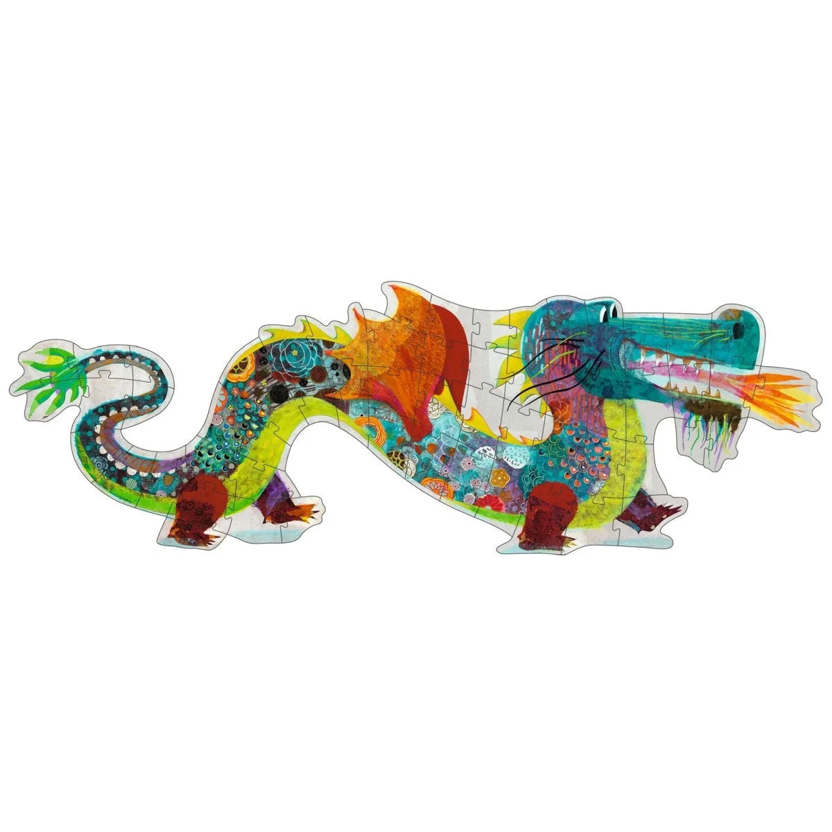 Djeco - Bodenpuzzle Leon der Drache - 58 Teile
