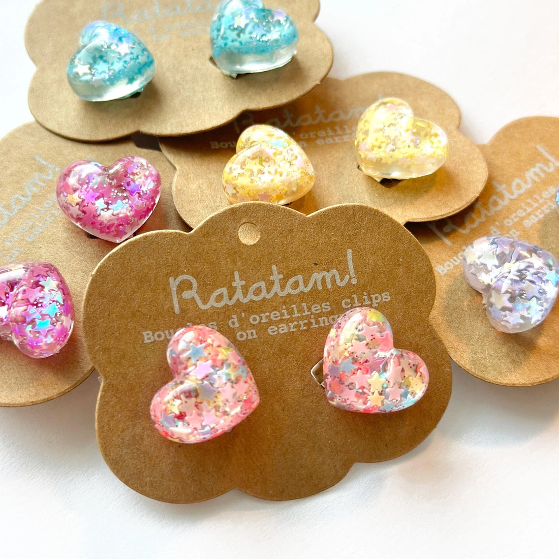 Ratatam - Kinder Ohrring Clip Herzen