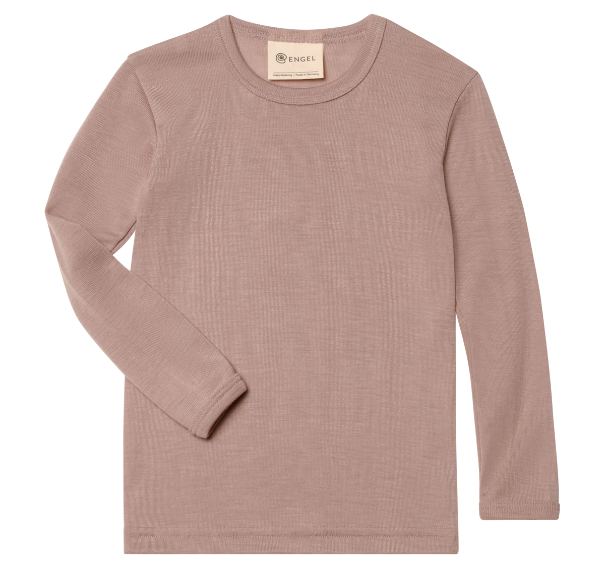 Engel - Kinder Langarmshirt Wolle/ Seide rosa