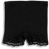 Engel - Damen Pants mit Spitze Wolle/Seide schwarz
