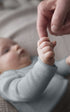 Engel - Baby Body Wolle/ Seide blau