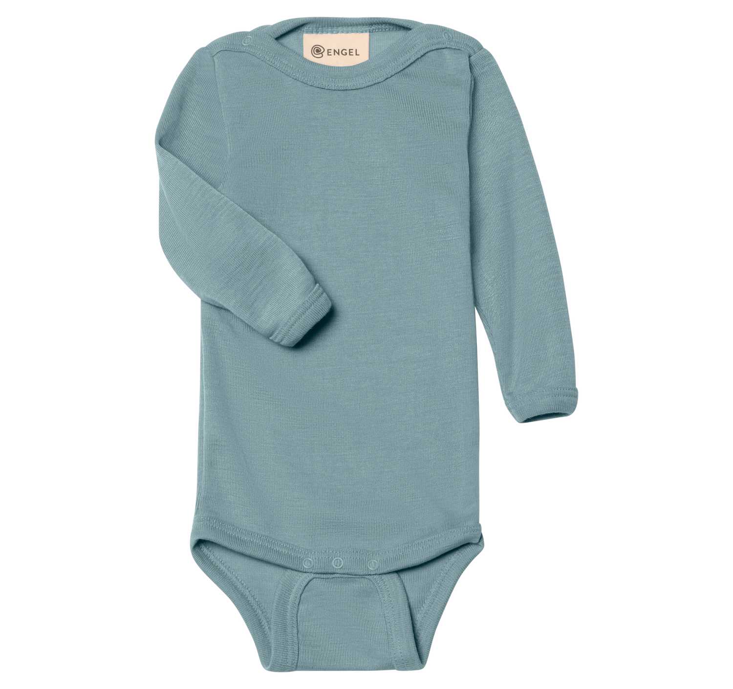 Engel - Baby Body Wolle/ Seide blau