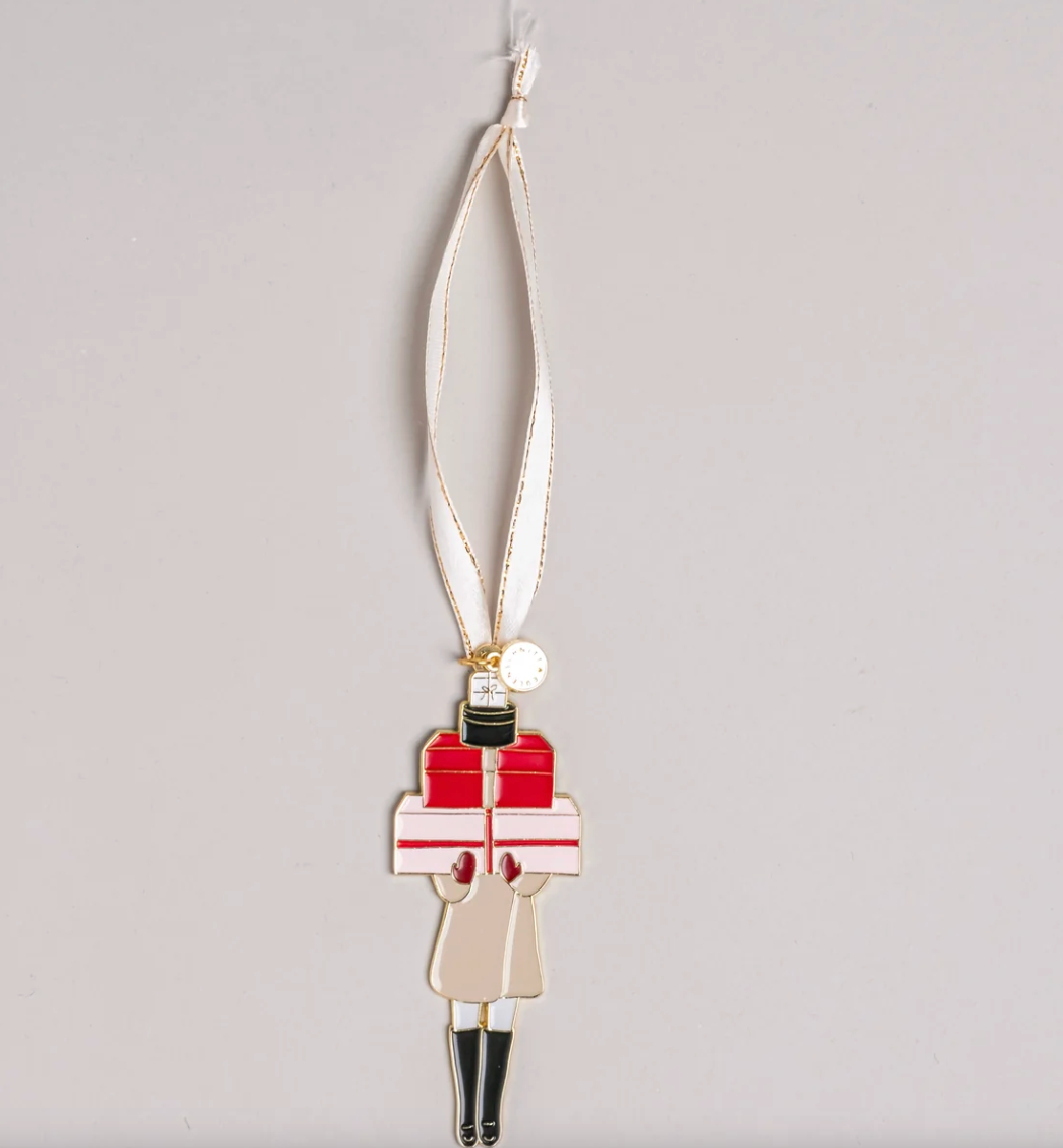 Eulenschnitt - Baumschmuck Weihnachtsmädchen