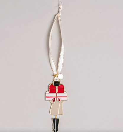 Eulenschnitt - Baumschmuck Weihnachtsmädchen